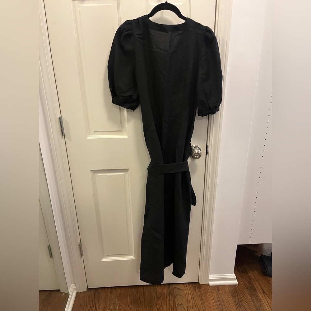 MWOT Emerson Fry Bea Puff Sleeve Maxi Dress in Black Size XS - Picture 5 of 8